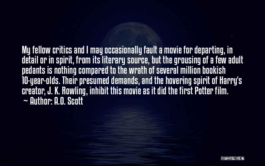 Departing Quotes By A.O. Scott