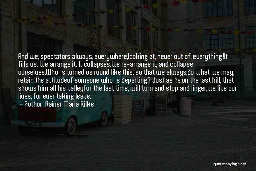 Departing Quotes By Rainer Maria Rilke