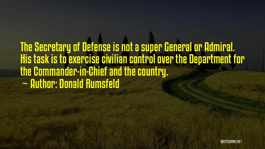 Department Of Defense Quotes By Donald Rumsfeld