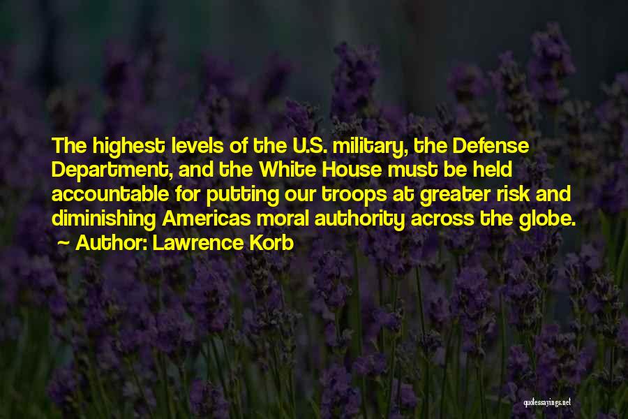 Department Of Defense Quotes By Lawrence Korb