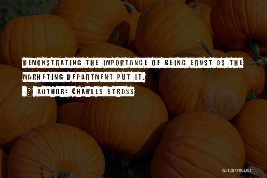 Department Quotes By Charles Stross