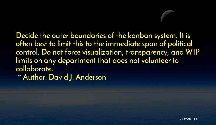 Department Quotes By David J. Anderson