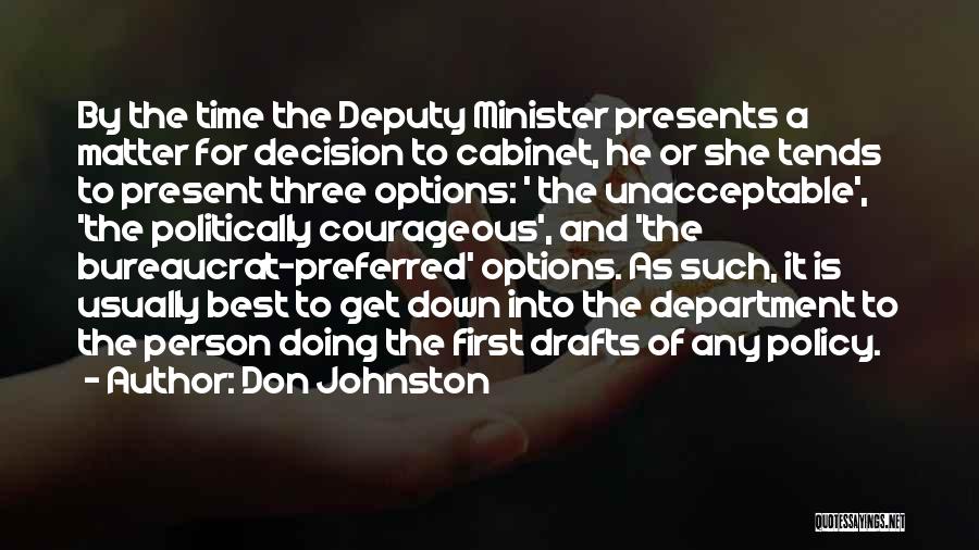 Department Quotes By Don Johnston