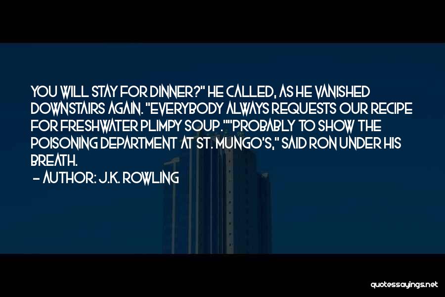 Department Quotes By J.K. Rowling