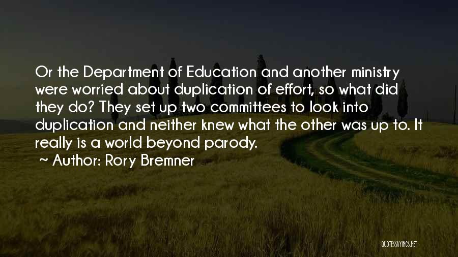 Department Quotes By Rory Bremner