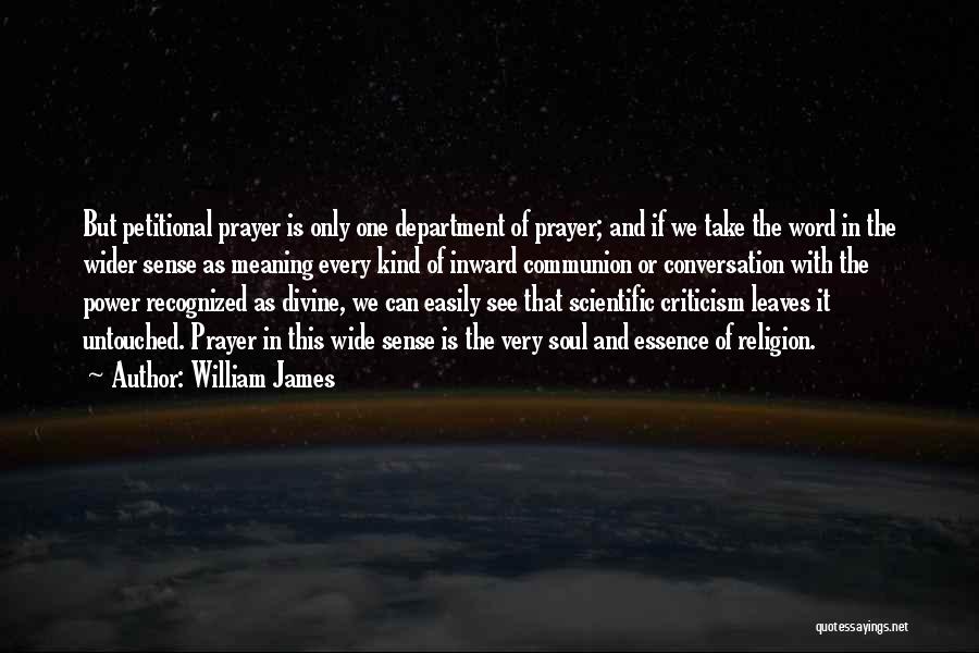 Department Quotes By William James