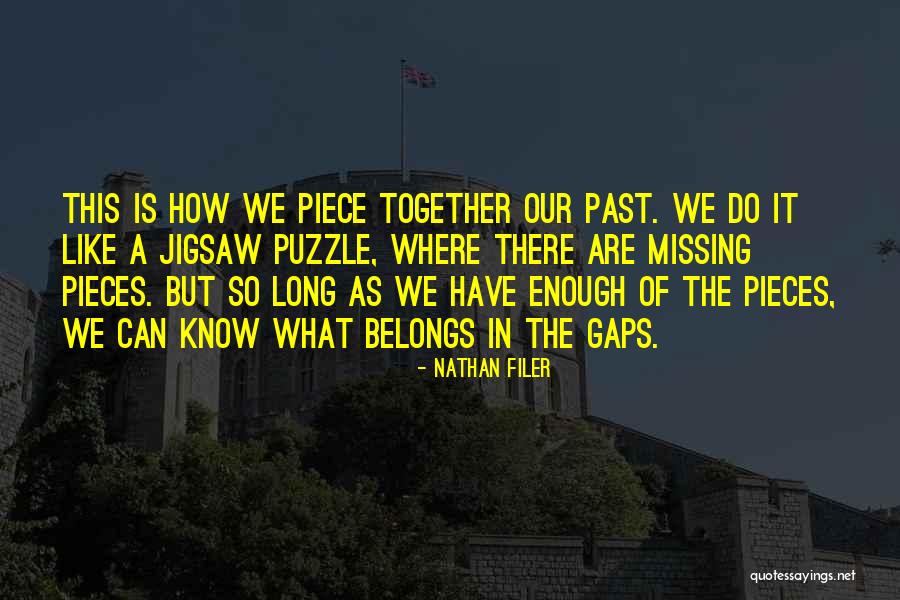 Departures Brussels Quotes By Nathan Filer