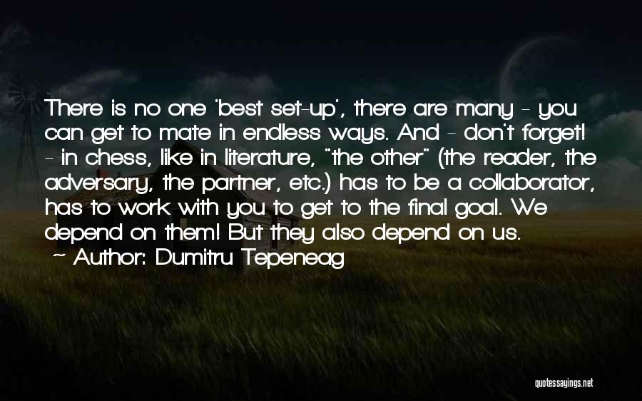 Depend On No One Quotes By Dumitru Tepeneag