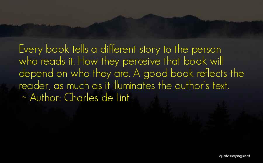Depend On Quotes By Charles De Lint