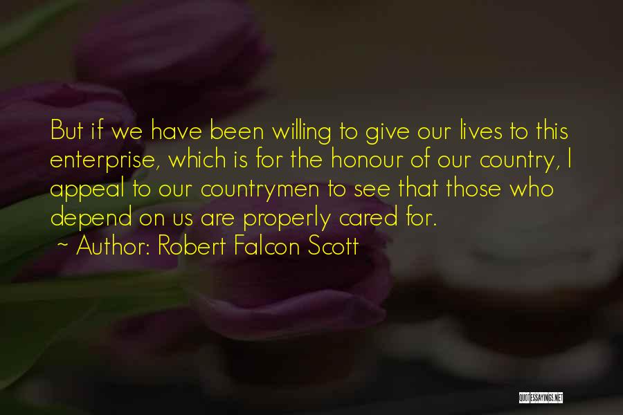 Depend On Quotes By Robert Falcon Scott