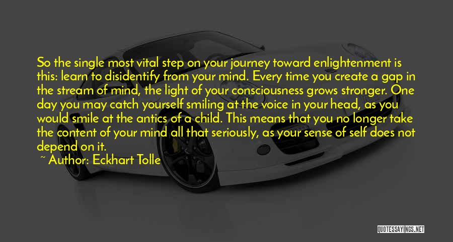 Depend On Self Quotes By Eckhart Tolle