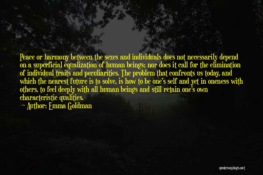 Depend On Self Quotes By Emma Goldman