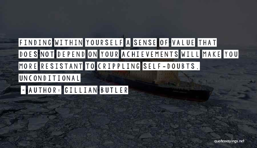 Depend On Self Quotes By Gillian Butler