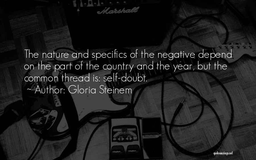 Depend On Self Quotes By Gloria Steinem