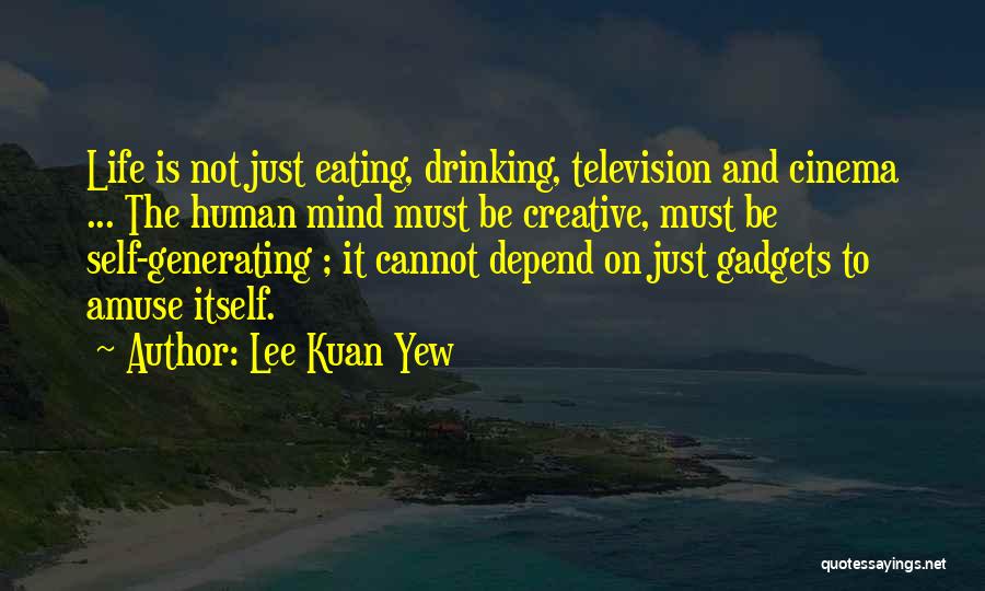 Depend On Self Quotes By Lee Kuan Yew