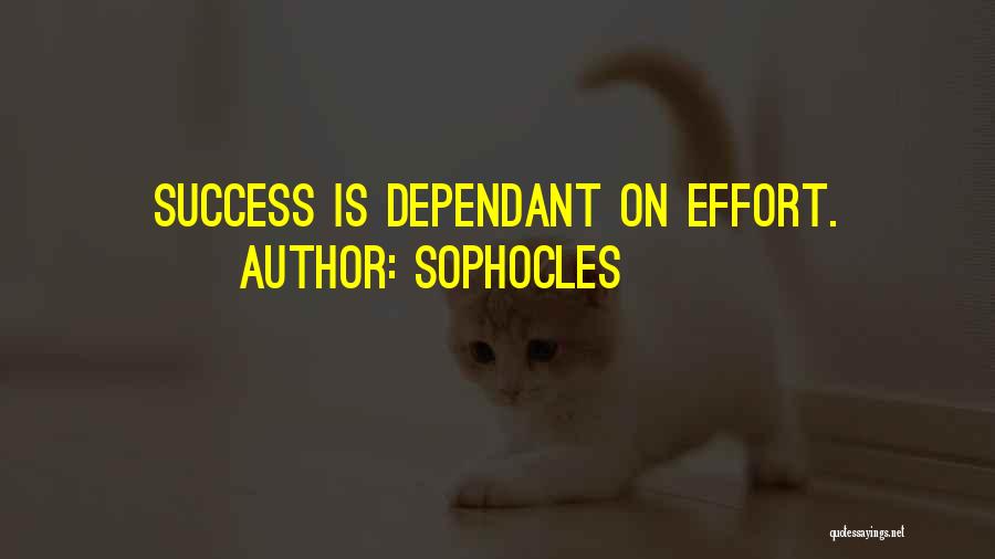 Dependant On Others Quotes By Sophocles