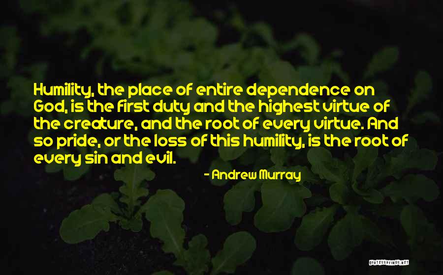 Dependence On God Quotes By Andrew Murray