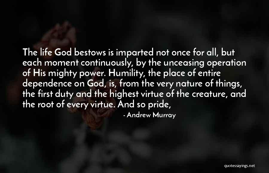 Dependence On God Quotes By Andrew Murray