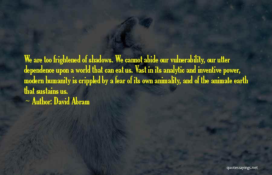 Dependence Power Quotes By David Abram