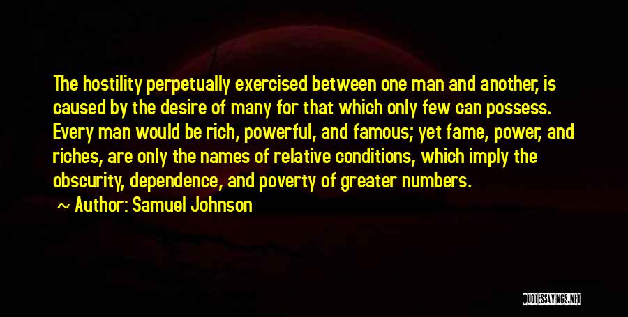 Dependence Power Quotes By Samuel Johnson