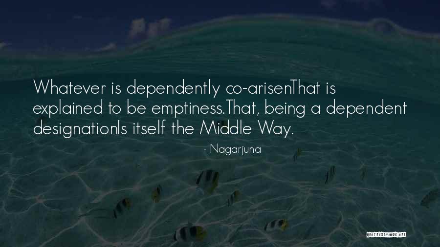 Dependently Of Quotes By Nagarjuna Dependently Of Quotes By Nagarjuna