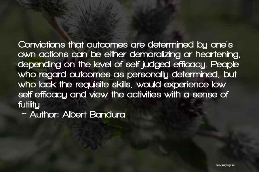 Depending On Self Quotes By Albert Bandura