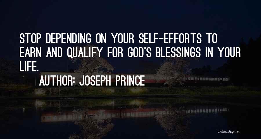 Depending On Self Quotes By Joseph Prince