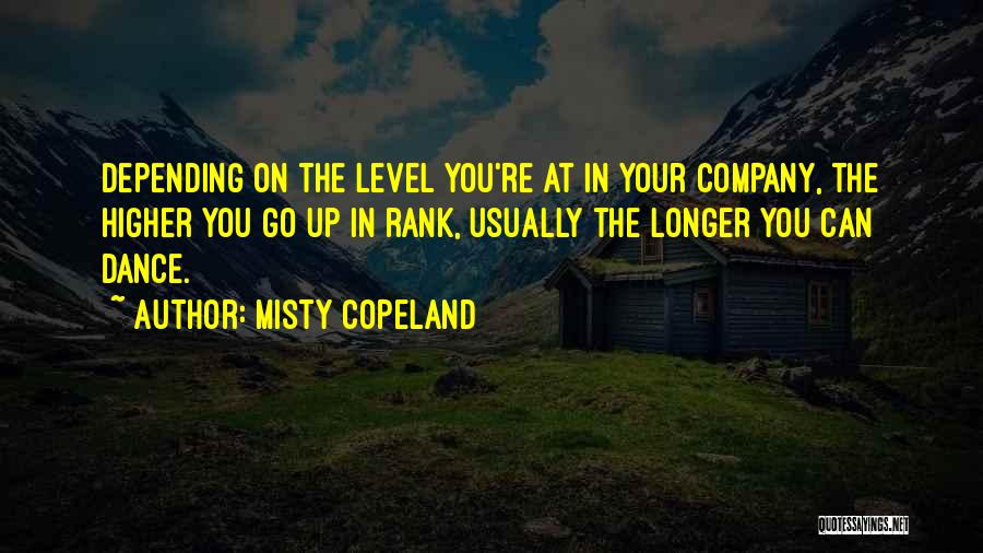 Depending On You Quotes By Misty Copeland