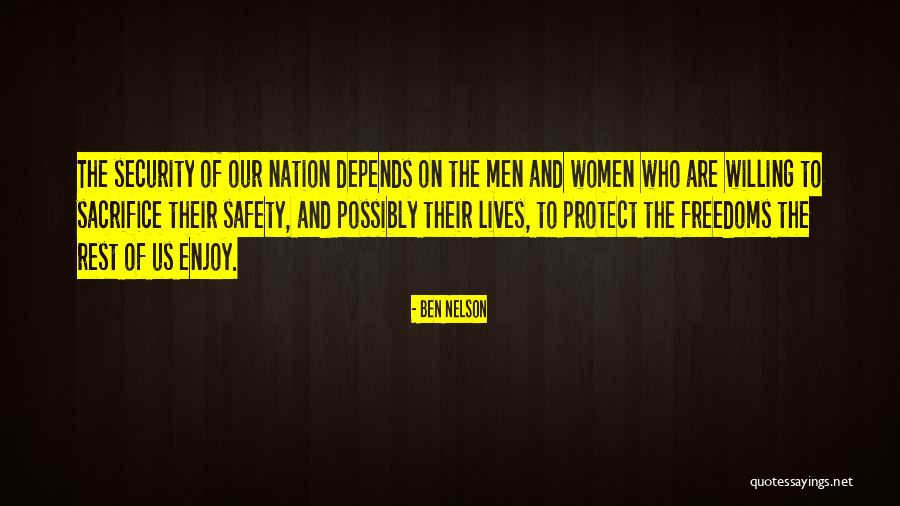 Depends For Women Quotes By Ben Nelson Depends For Women Quotes By Ben Nelson