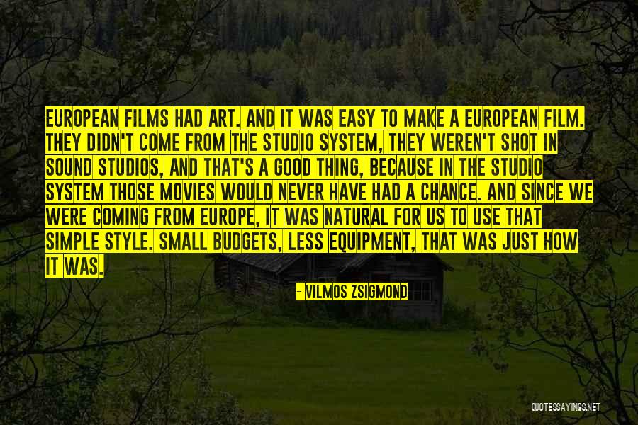 Depierre Wisconsin Quotes By Vilmos Zsigmond Depierre Wisconsin Quotes By Vilmos Zsigmond