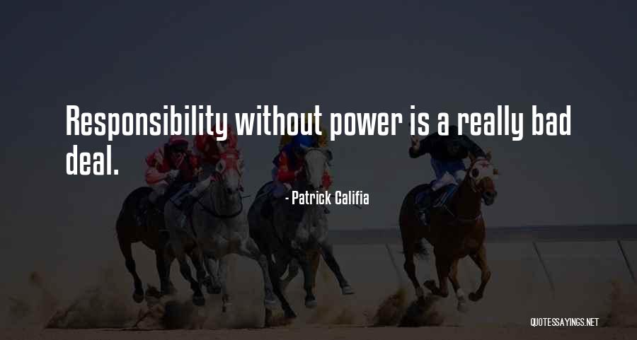 Depoortere Marijke Quotes By Patrick Califia Depoortere Marijke Quotes By Patrick Califia