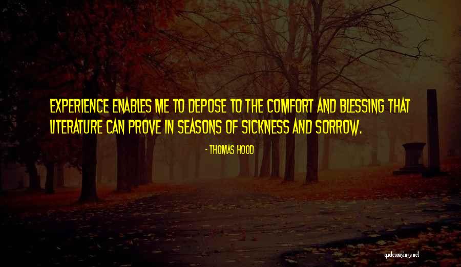 Depose Quotes By Thomas Hood Depose Quotes By Thomas Hood