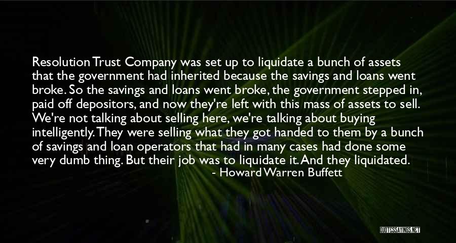 Depositors Trust Quotes By Howard Warren Buffett Depositors Trust Quotes By Howard Warren Buffett