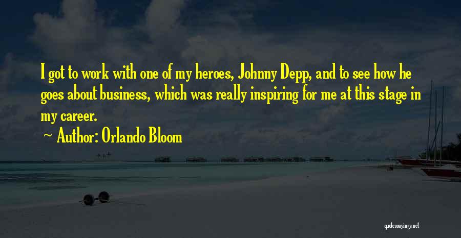 Depp Quotes By Orlando Bloom