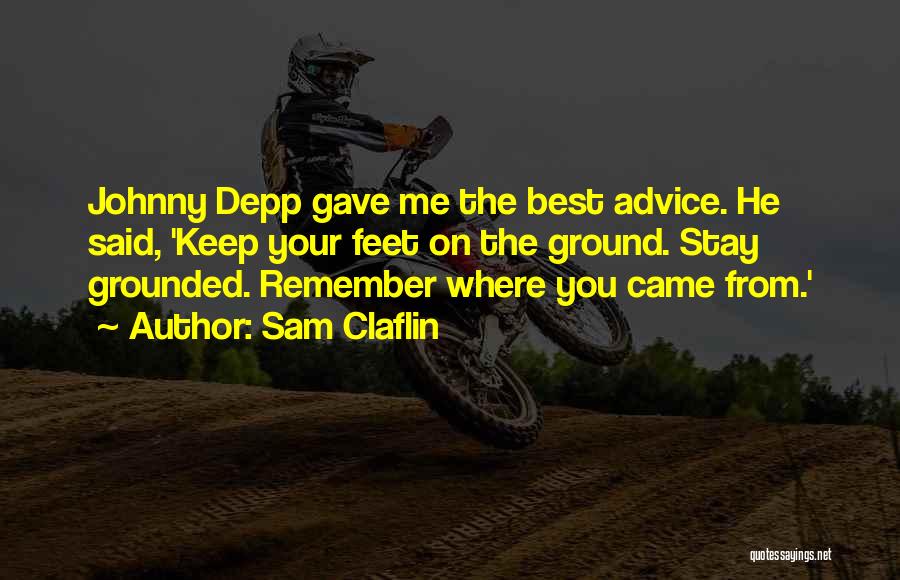 Depp Quotes By Sam Claflin