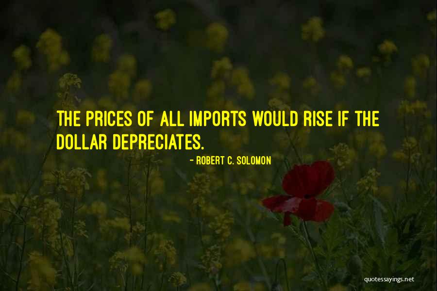 Depreciates Quotes By Robert C. Solomon