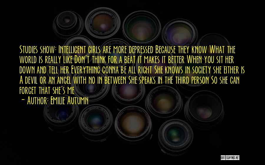 Depressed Girl Quotes By Emilie Autumn