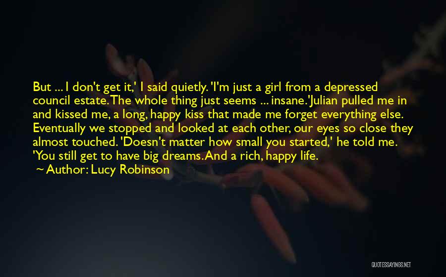 Depressed Girl Quotes By Lucy Robinson