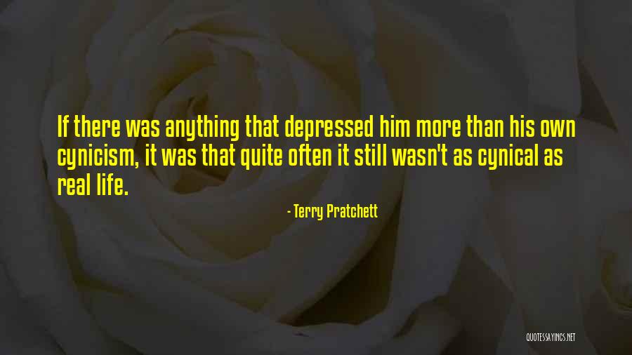 Depressed Life Quotes By Terry Pratchett