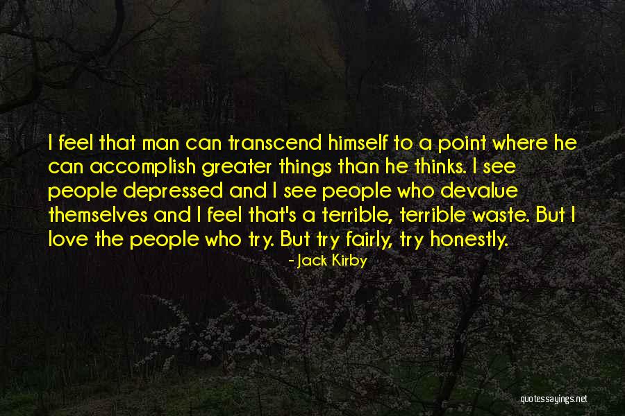 Depressed Love Quotes By Jack Kirby Depressed Love Quotes By Jack Kirby