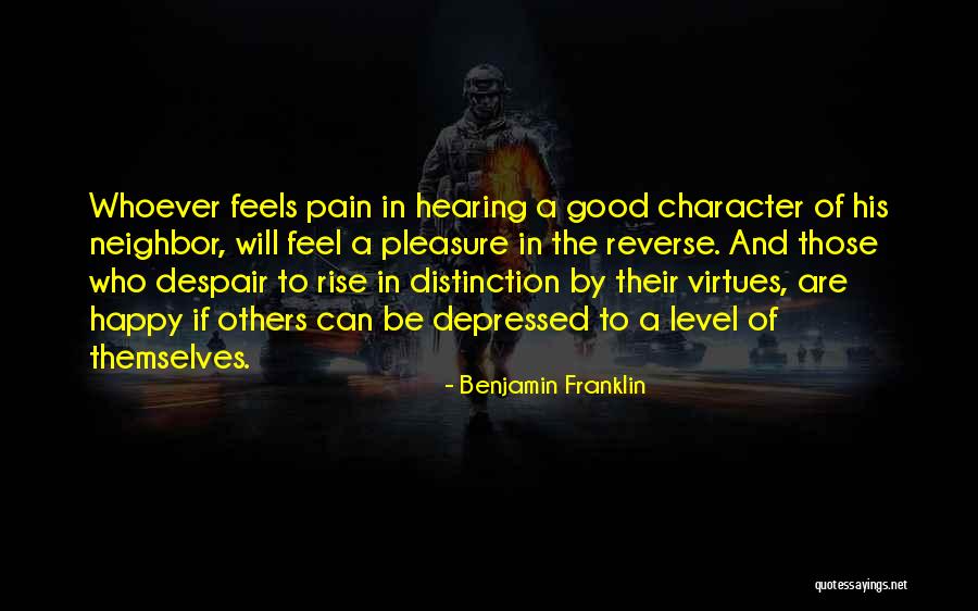 Depressed Quotes By Benjamin Franklin