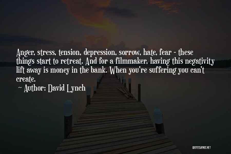 Depression And Anger Quotes By David Lynch