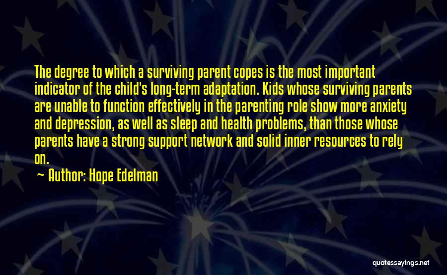 Depression And Hope Quotes By Hope Edelman