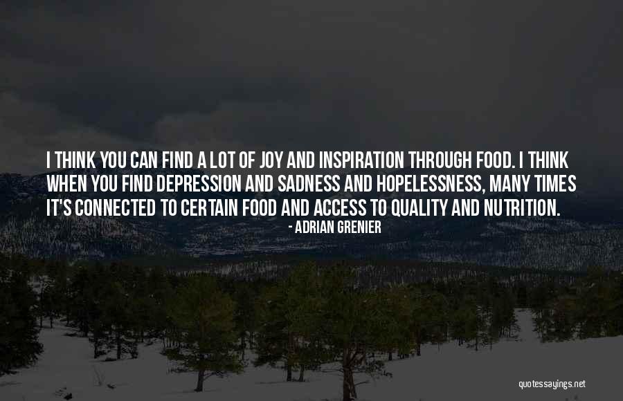 Depression And Hopelessness Quotes By Adrian Grenier Depression And Hopelessness Quotes By Adrian Grenier
