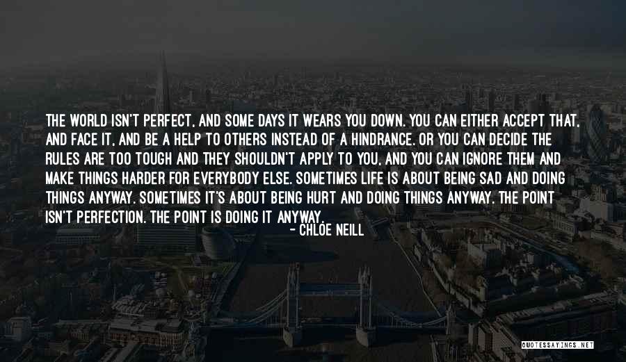 Depression And Life Quotes By Chloe Neill