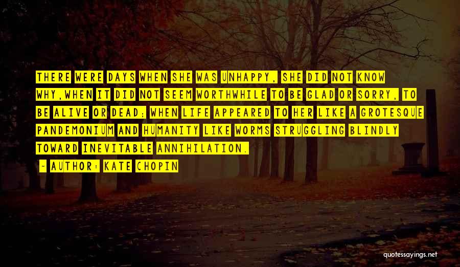 Depression And Life Quotes By Kate Chopin