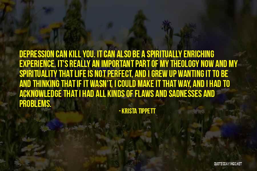 Depression And Life Quotes By Krista Tippett