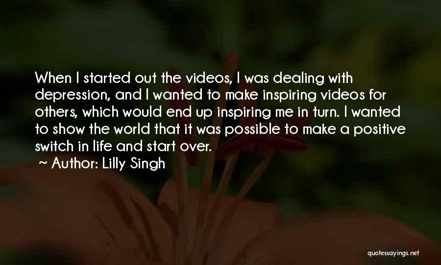 Depression And Life Quotes By Lilly Singh