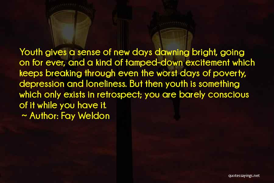 Depression And Loneliness Quotes By Fay Weldon