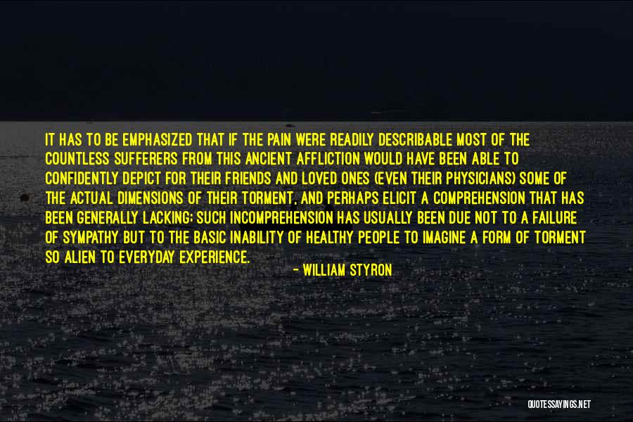 Depression And Mental Health Quotes By William Styron